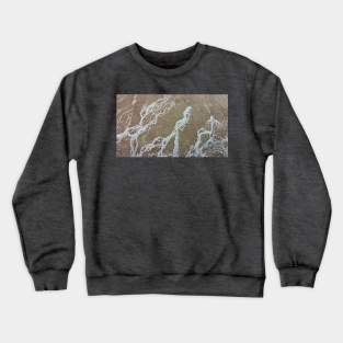 White Veins Crewneck Sweatshirt